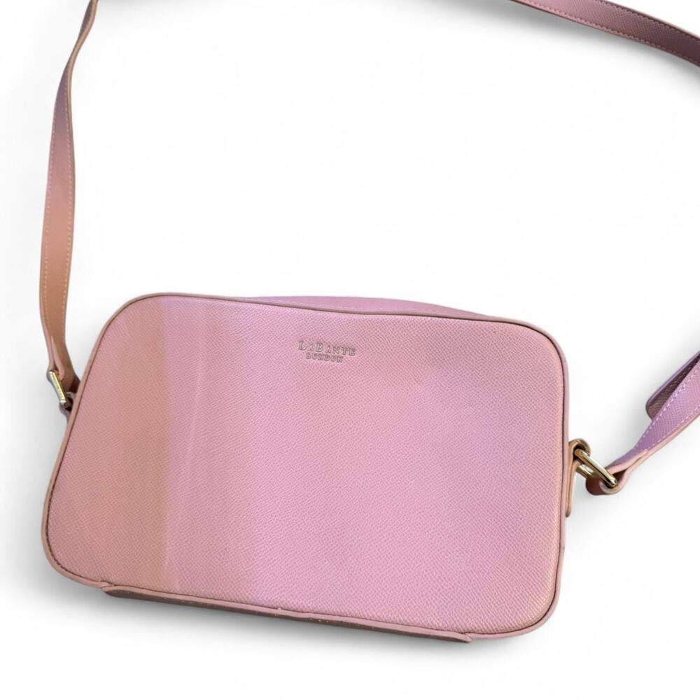 La Bante London Wren Crossbody Bag - Pink Vegan Leather - Lightly Used
